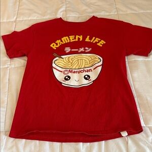Kids Red Ramen Graphic Tee